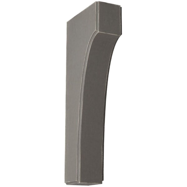 Ekena Millwork 1 3/4"W x 4"D x 10"H Clarksville Wood Vintage Decor Bracket, Reclaimed Grey BKTWD02X04X10CVGY - main